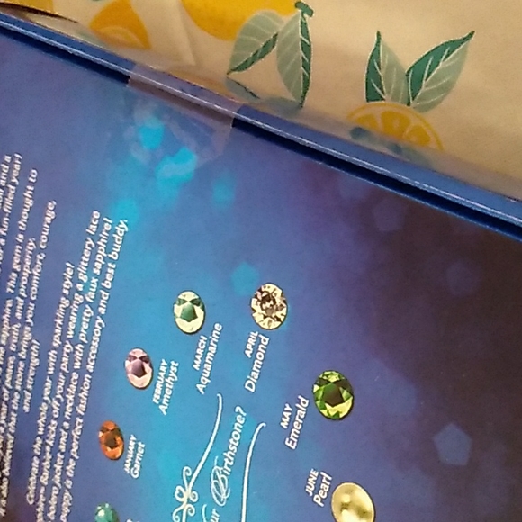 NIB Birthstone Beauties September Barbie Doll (~2009) - Picture 5 of 12